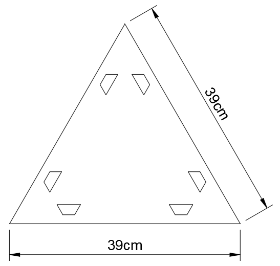 Triangle Panels (3 Pack) | Structural Engineering Building Shapes | Australian Made STEM