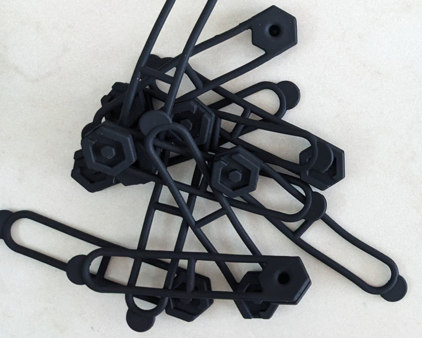 Silicone Ties (Black) - Australian Made Building Connectors | 100 Pack Reusable Ties