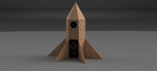 Blast Off! Build Your Own Cardboard Rocket Ship