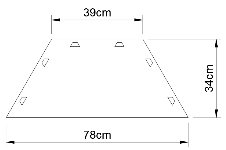 Half Hexagon Panels (3 Pack) | Advanced Geometric Building | Australian Made STEM
