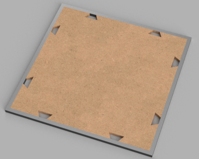 Square Panel Frame Square Panels (3 Pack) | Australian Made Geometric Building Shapes | S ...